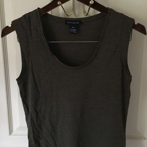 Ann Taylor Loft, Blouse, Tank, Color Green, XS